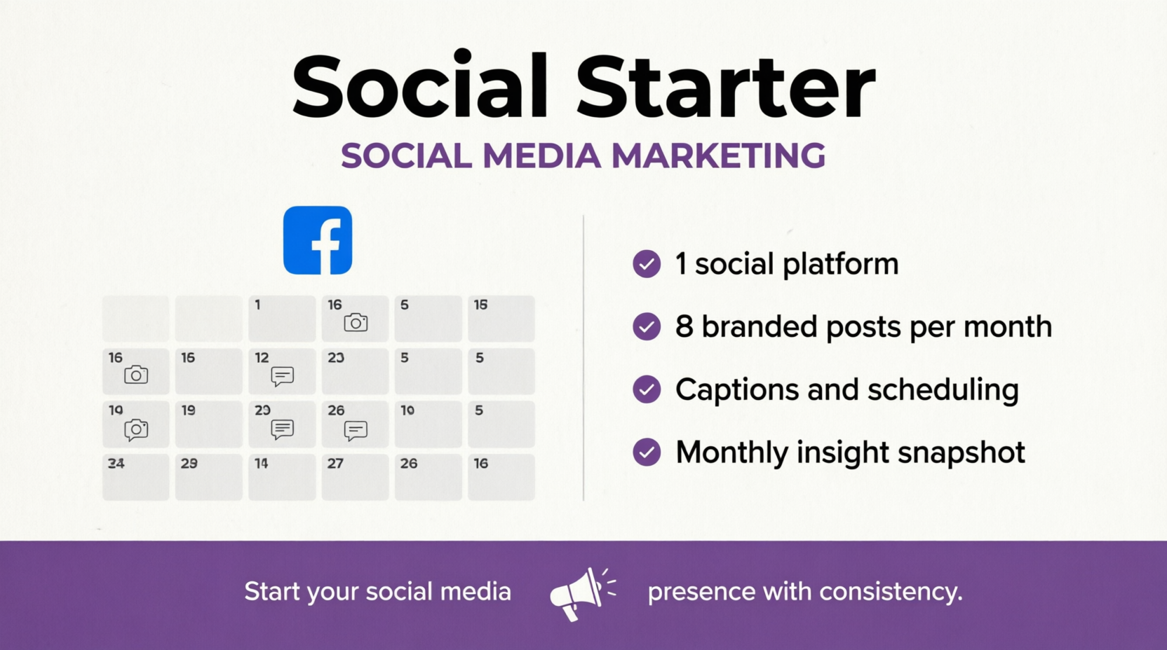 Social Starter package